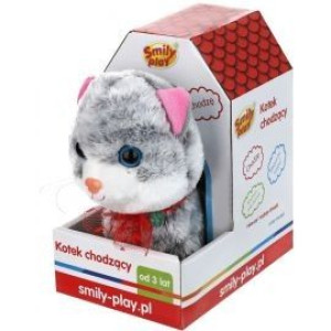 Smily kotek chodzący szary 39154