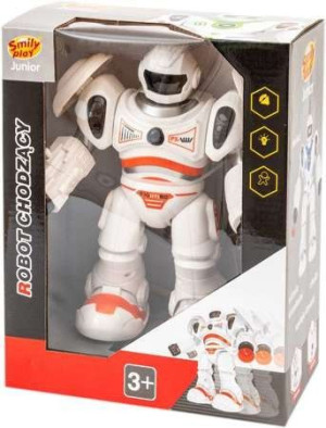 Smily robot chodzący pomarańczowy 39062