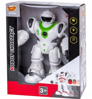 Smily robot chodzący zielony 39093