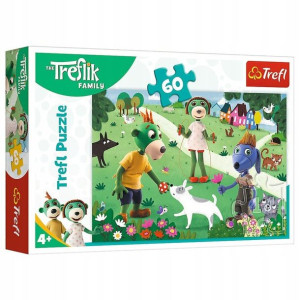 Puzzle Trefl 60 17377 radosny dzień Treflików