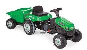 Traktor Na Pedały Z Przyczepą 12150zielo