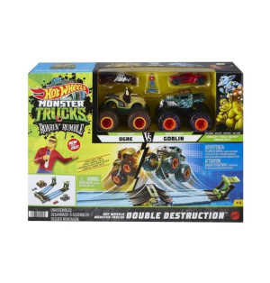 Mattel hcj77 hot wheels roarin rumble