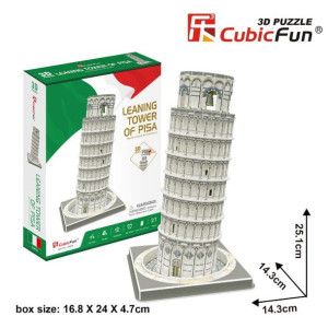 Puzzle 3D Krzywa wieża w Pizie Dante