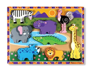 MELISSA Puzzle drewniane Safari 13722