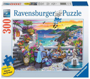 Puzzle 300el Zachód słońca nad Santorini 171309 RAVENSBURGER