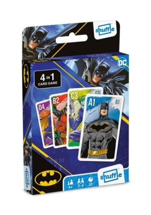 Gra karciana 4w1 Batman Shuffle CARTAMUNDI