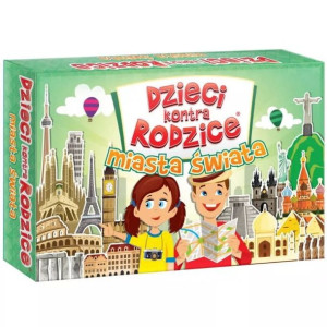 Dzieci kontra Rodzice. Miasta Świata gra rodzinna KANGUR