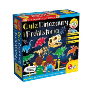 Mały Geniusz Quiz - Dinozaury i Człowiek Pierwotny, Lisciani