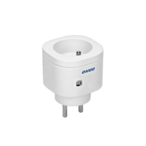 Gniazdo sieciowe ORNO Smart Home sterowane bezprzewodowo, z odbiornikiem ra