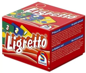 LIGRETTO czerwone GRA KARCIANA planszowa STARA EDYCJA