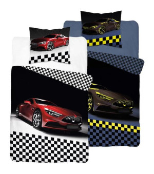 Pościel Świecąca w ciemności Auto Speed Car 160x200