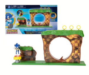 SONIC Zestaw Strefa Zielonego Wzgórza Figurka Sonic Green Hill Zone