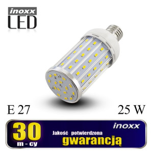 Żarówka e27 led corn 25w metalowa 3000k ciepła