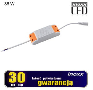 Zasilacz led 36w do paneli sufitowych slim 60x60 120x30