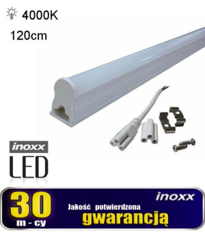 Świetlówka led liniowa t5 120cm 18w neutralna 4000k lampa natynkowa zintegr