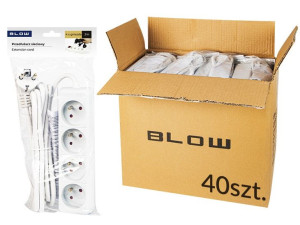 98-515  Przedłużacz pr-470p 3m 3x1,5 biały o