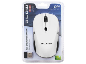 84-001  Mysz optyczna bezprzew.blow mb-10 biała
