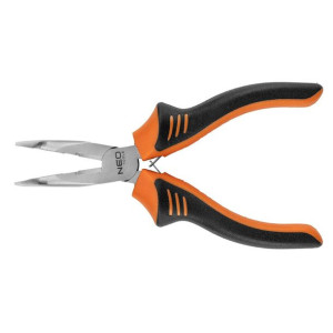 Szczypce wydłużone wygięte 160 mm