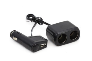 Rozgałęźnik, rozgałęziacz zapalniczki soc1, 2+1 usb