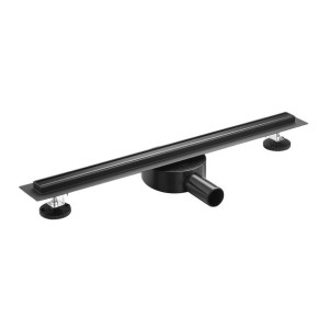 Balneo Odpływ liniowy Slim & Low Black 70 cm
