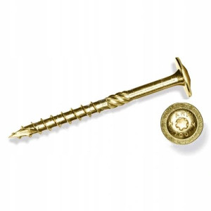 Wkręty Ciesielskie 6x180 Torx Łeb Talerzowy 100szt