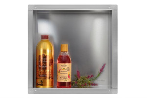 Balneo WALL-BOX NO RIM - Półka wnękowa bezramkowa INOX 30x30x10 cm