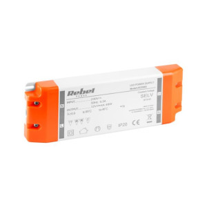 Zasilacz REBEL do sznurów diodowych LED 12V 4A (YSL60-1204000)  48Watt max.