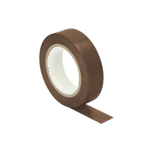 Zestaw 10 taśm izolacyjnych 15mm, brązowa, uniepalniona, grubość 0,13mm, dł
