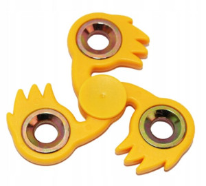Orginalny Hand Fidget Spinner Żółty Prezent