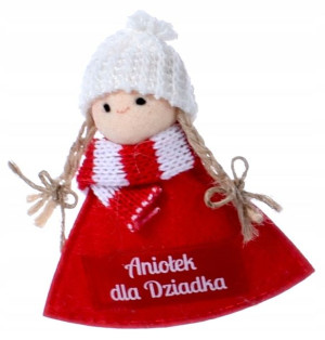 Aniołek Dla Dziadka Zawieszka Na Choinkę Prezent