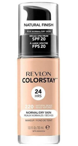 Revlon Podkład Z Pompką C. Sucha 220 Natural Beige