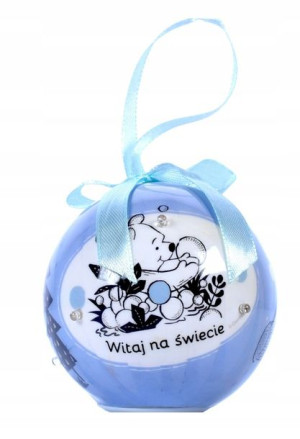 Bombka Na Choinkę Led Nietłukąca Witaj Na Świecie