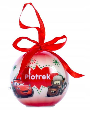 Bombka Na Choinkę Led Nietłukąca Imienna Piotrek