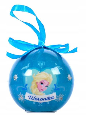Bombka Na Choinkę Led Nietłukąca Imienna Weronika