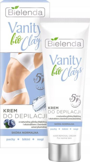 Bielenda Krem Do Depilacji Ciała Glinka Borówka