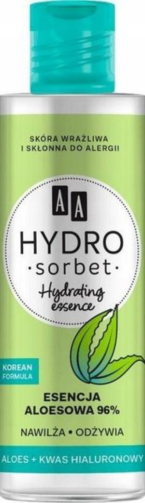 Aa Hydro Sorbet Z Aloesem Nawilża Odżywia 100ml