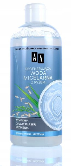 Woda Micelarna Z Ryżem Regenerująca Aa 400ml