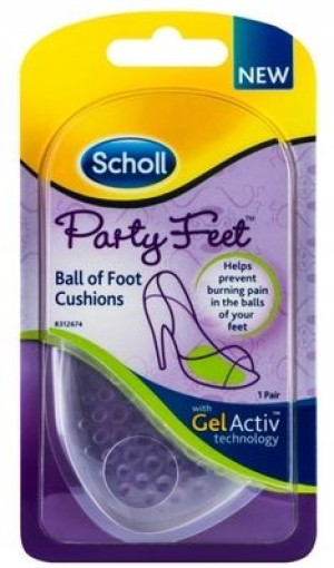 Scholl Poduszki Żelowe Łagodzące Ból Party Feet
