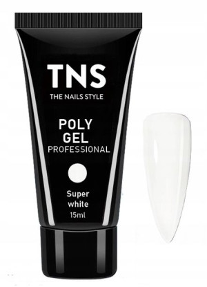 Tns Flexy Gel Polygel Akrylożel Super White 15ml