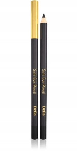 Delia Kredka Do Oczu Soft Eye Pencil Czarna