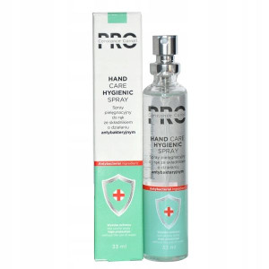 Antybakteryjny Spray 70% Hand Hygienic 33ml