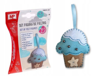 Zestaw Kreatywny Lody Do Szycia Filc Brelok