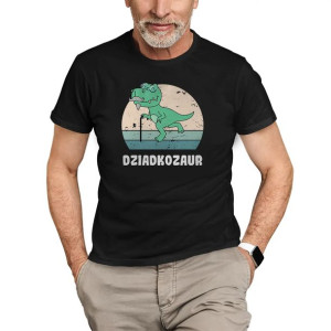 Dziadkozaur - koszulka na prezent dla dziadka dzień dziadka dinozaur