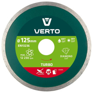 Tarcza diamentowa 125 x 22.2 mm, pełna