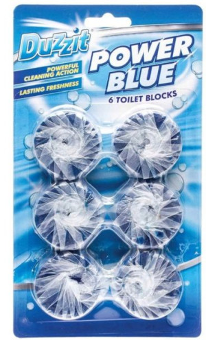 Duzzit Krążki do WC Niebieskie 6szt