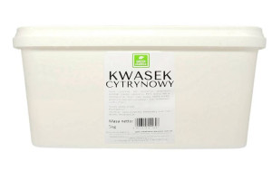Kwasek cytrynowy 5 kg wiaderko - kwas do mycia warzyw i owoców
