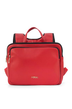 Recyklingowy plecak Nobo na laptopa 14” czerwony