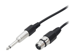 4362  Przyłącze wt.6,3mn-wt.mikrofonowy xlr