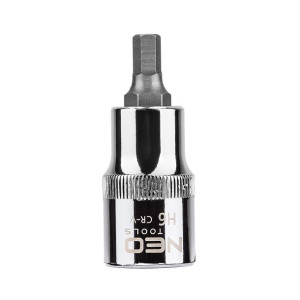 Końcówka sześciokątna na nasadce 1/2", H6 x 55 mm