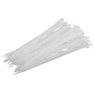 59120B Opaski zaciskowe nylonowe białe, 2.5x200 mm, 100 sztuk, Proline